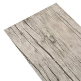 Non Self-adhesive PVC Flooring Planks 5.26 m² 2 mm Oak Washed - Front View