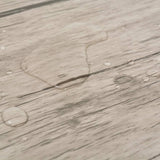 Non Self-adhesive PVC Flooring Planks 5.26 m² 2 mm Oak Washed - Close-Up Angle