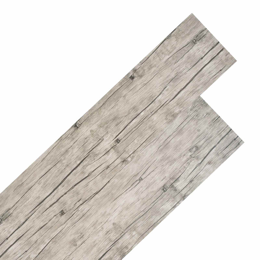 Flooring Planks Washed oak 5.26 m² 18 pcs PVC