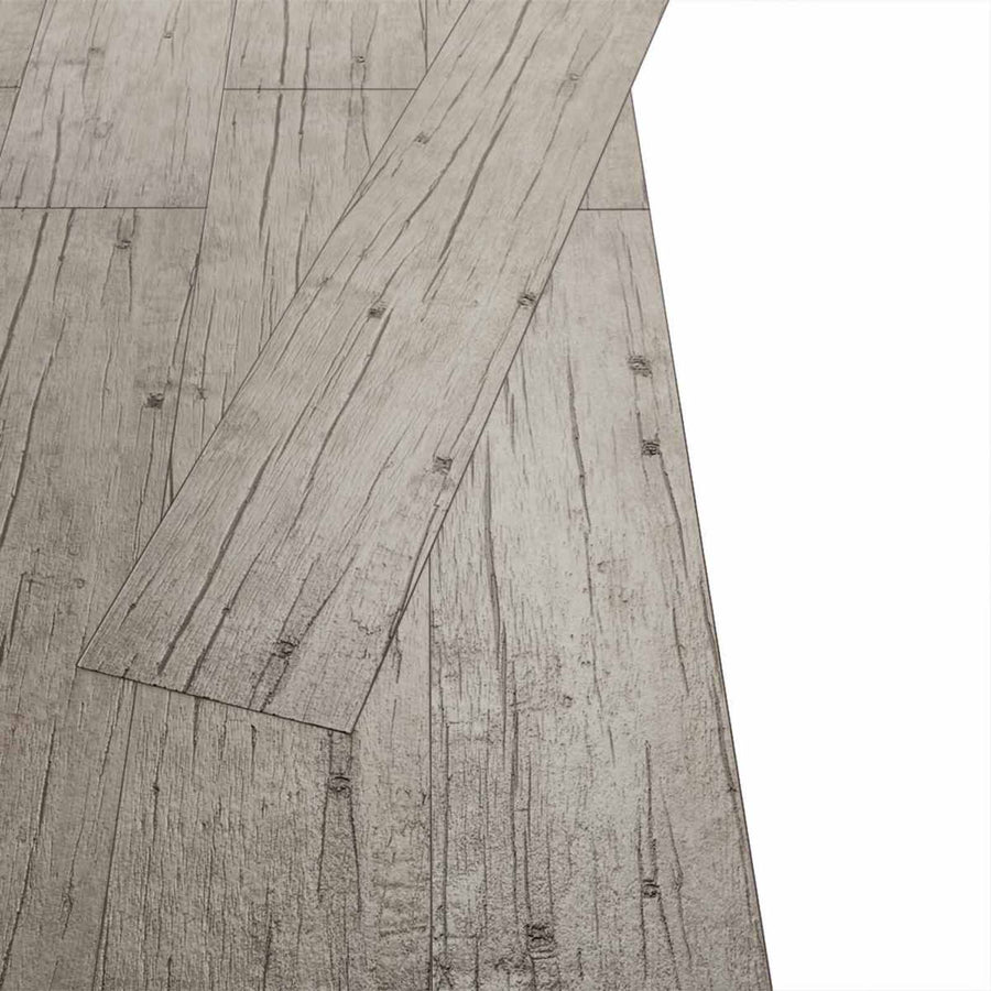 Flooring Planks Washed oak 5.26 m² 18 pcs PVC