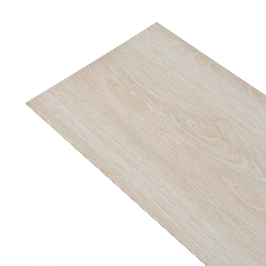 Flooring Planks Oak classic white 5.26 m² 18 pcs PVC