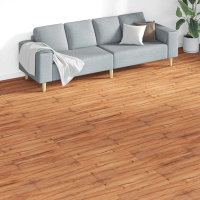 Flooring Planks Natural elm 5.26 m² 18 pcs PVC