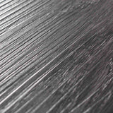 Flooring Planks 18 pcs Black and White 5.26 m² PVC - 45-Degree Angle