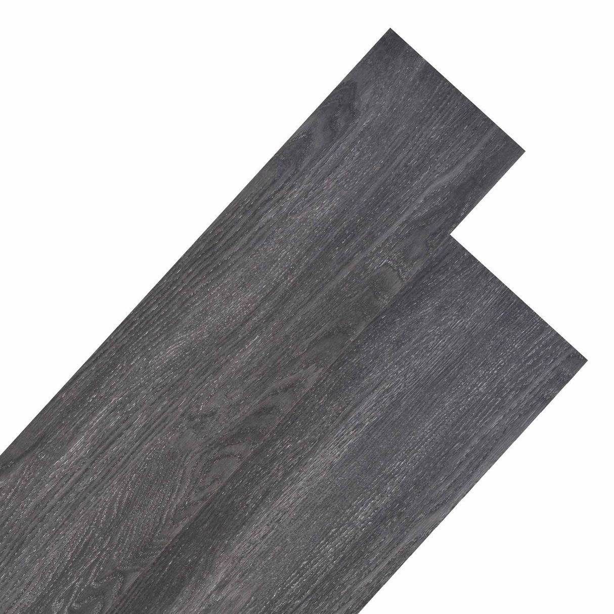 Flooring Planks 18 pcs Black and White 5.26 m² PVC