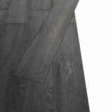 Flooring Planks 18 pcs Black and White 5.26 m² PVC