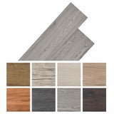 Flooring Planks 18 pcs Dark Grey 5.26 m² PVC - Low Angle