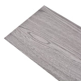 Non Self-adhesive PVC Flooring Planks 5.26 m² 2 mm Dark Grey - Front View