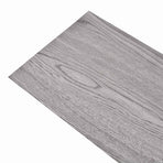 Flooring Planks Dark Grey 5.26 m² 18 pcs PVC