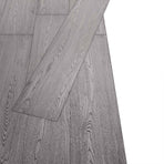 Flooring Planks Dark Grey 5.26 m² 18 pcs PVC