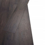 Non Self-adhesive PVC Flooring Planks 5.26 m² 2 mm Oak Dark Grey - Side View