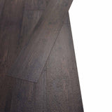 Flooring Planks 18 pcs Dark Grey 5.26 m² PVC - Top-Down View