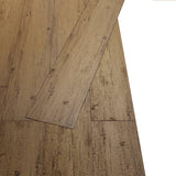 Self-adhesive PVC Flooring Planks 5.02 m²  2 mm Walnut Brown - Side View