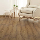 Self-adhesive PVC Flooring Planks 5.02 m²  2 mm Walnut Brown - Top-Down View