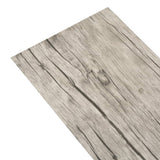 Self-adhesive PVC Flooring Planks 5.02 m² 2 mm Oak Washed - Front View