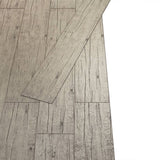 Self-adhesive PVC Flooring Planks 5.02 m² 2 mm Oak Washed - Side View
