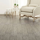 Self-adhesive PVC Flooring Planks 5.02 m² 2 mm Oak Washed - Top-Down View