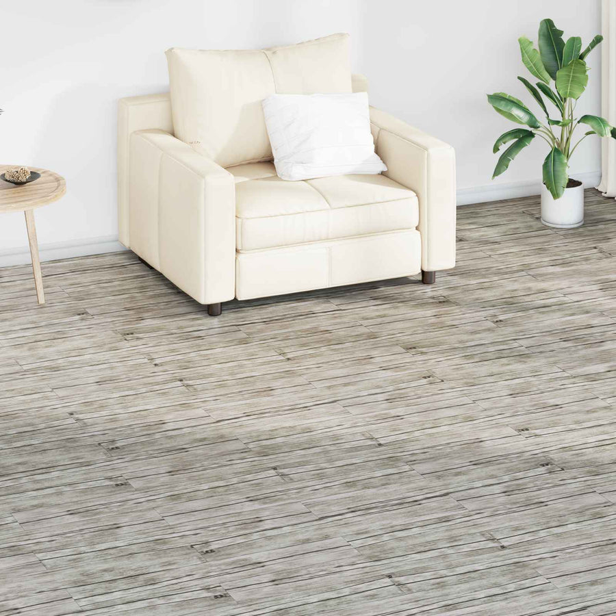 Flooring Planks Washed Oak 5,02 m² 36 pcs PVC