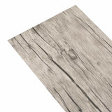 Flooring Planks 5,02 m² 36 pcs PVC Washed Oak - Side View