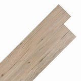Flooring Planks 36 pcs Oak Brown 5,02 m² PVC - Front View