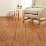 Self-adhesive PVC Flooring Planks 5.02 m² 2 mm Elm Nature - Top-Down View