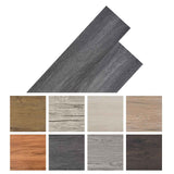 Flooring Planks 36 pcs Black and White 5,02 m² PVC - Low Angle