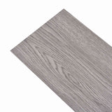 Flooring Planks 36 pcs Dark Grey 5,02 m² PVC - Side View