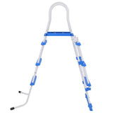 Above-Ground Pool Safety Ladder with 3 Steps 107 cm - Side View
