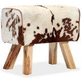 Stool Genuine Goat Leather 60x30x50 cm - Extra Image