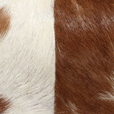 Stool Genuine Goat Leather 40x30x45 cm - Top-Down View