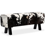 Bench Genuine Goat Leather 120x30x45 cm - Extra Image