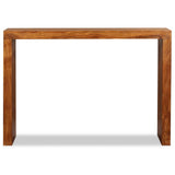 Console Table Solid Wood with Honey Finish 110x40x76 cm