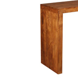 Console Table Solid Wood with Honey Finish 110x40x76 cm - Low Angle