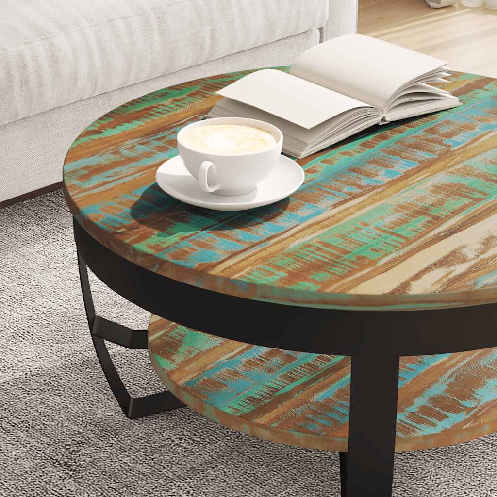 Coffee Table 65 cm Solid Reclaimed Wood