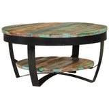 Coffee Table 65 cm Solid Reclaimed Wood - Extra Image