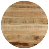 Coffee Table 65 cm Solid Rough Mango Wood - 45-Degree Angle
