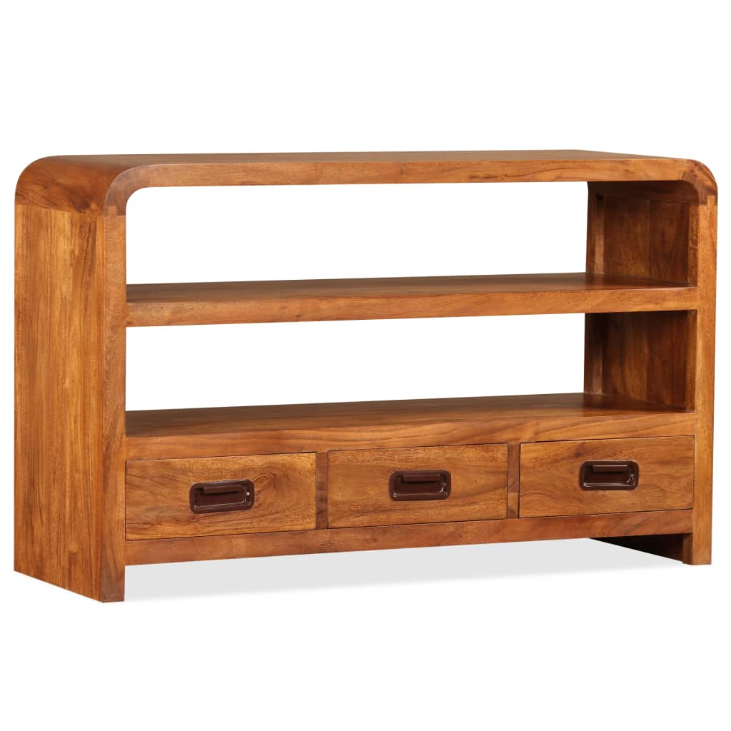 TV Cabinet Solid Wood Acacia