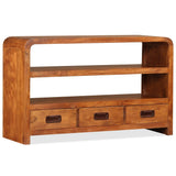 TV Cabinet Solid Wood Acacia