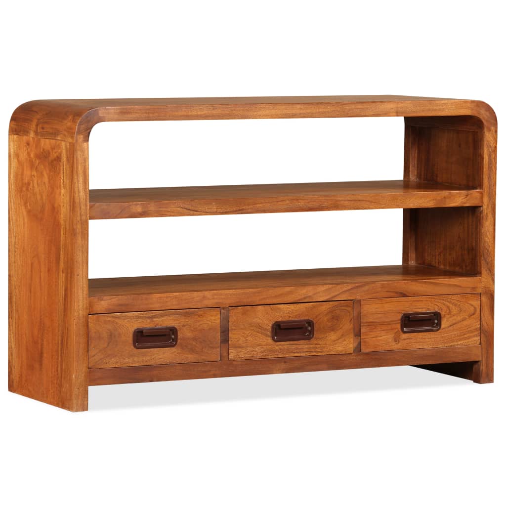 TV Cabinet Solid Wood Acacia