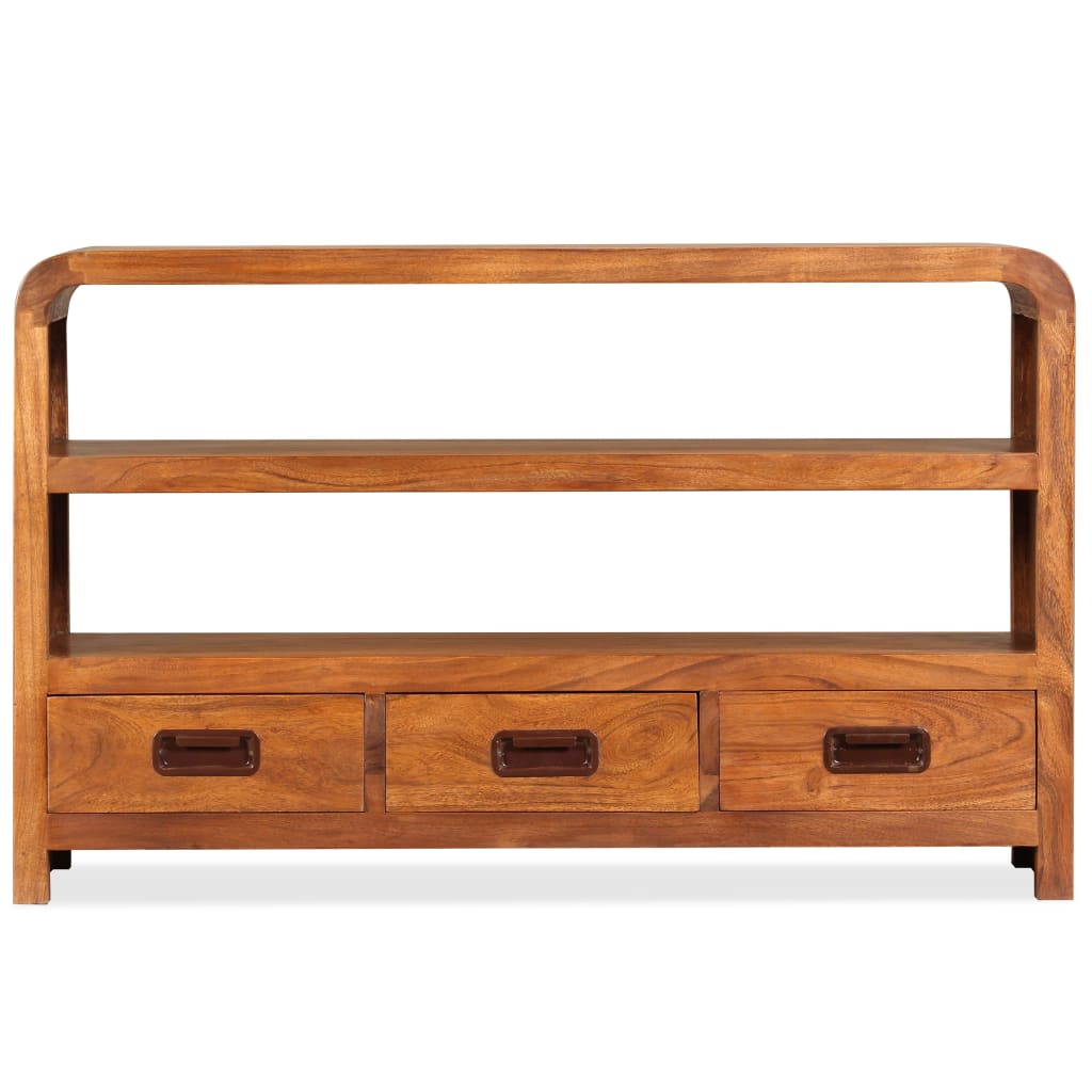 TV Cabinet Solid Wood Acacia