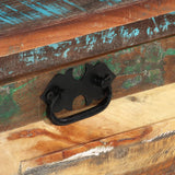 Shoe Storage Bench Solid Reclaimed Wood - Extra Image