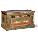 Shoe Storage Bench Solid Reclaimed Wood - Extra Image