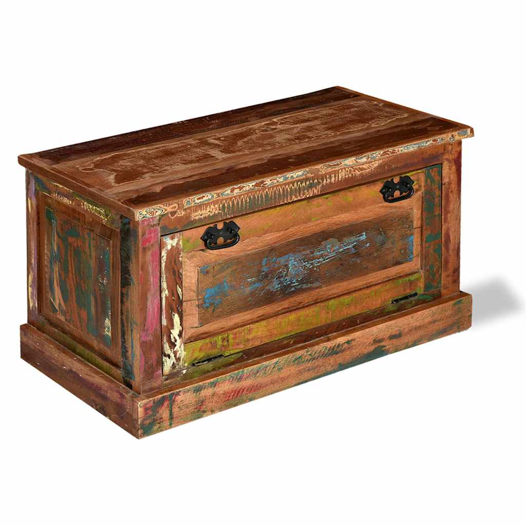Shoe Storage Bench Solid Reclaimed Wood