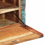 Shoe Storage Bench Solid Reclaimed Wood - Low Angle