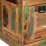 Shoe Storage Bench Solid Reclaimed Wood - Extra Image