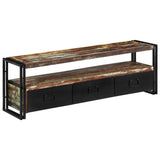 TV Cabinet Solid Reclaimed Wood 120x30x40 cm