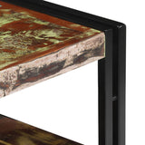 TV Cabinet Solid Reclaimed Wood 120x30x40 cm - Top-Down View