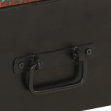 TV Cabinet Solid Reclaimed Wood 120x30x40 cm - Close-Up Angle