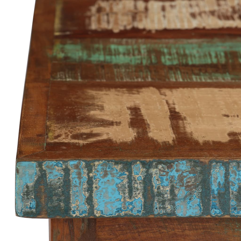 Pedestal Desk Solid Reclaimed Wood 140x50x77 Cm
