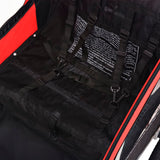 Bike Trailer Red and Black 30 kg - Top-Down View