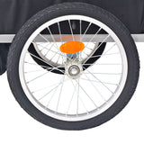 Bike Trailer Red and Black 30 kg - 45-Degree Angle